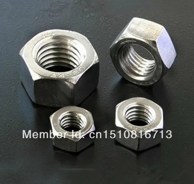 

200pcs Metric Thread M2.5 304 Stainless Steel Hex Head Nuts Screw Nuts Hex Nuts