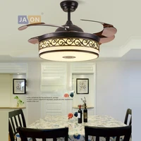 led chinese iron fabric abs remote control ceiling fan led lamp led light ceiling lights led ceiling light for foyer