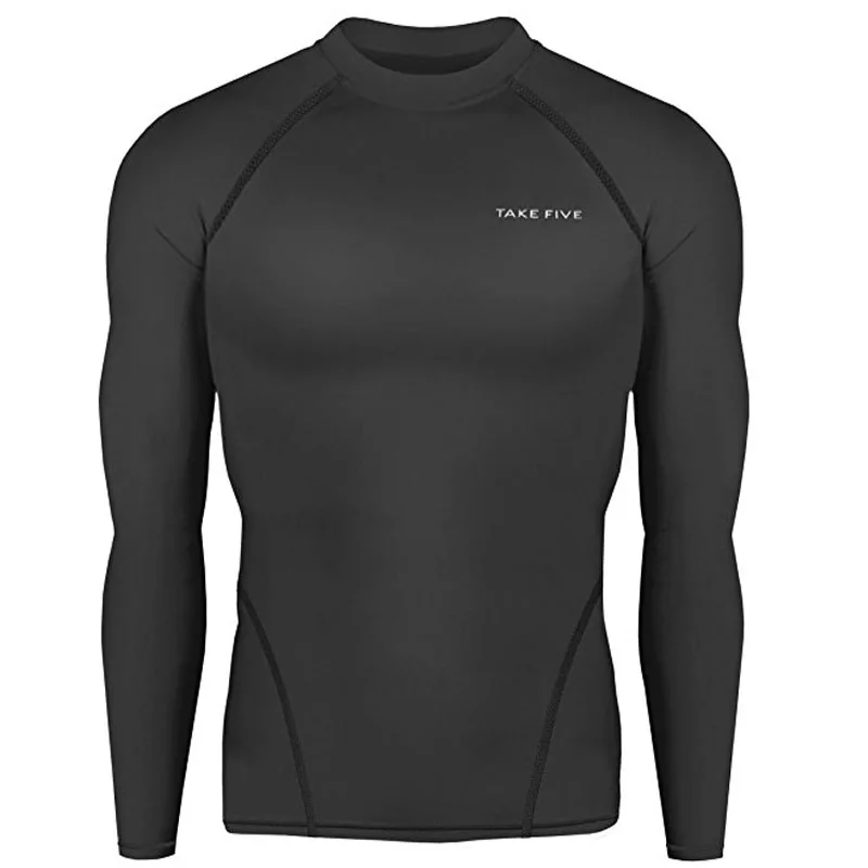 

TakeFive Newest Edition Men's Skin Tight Compression Base Layer Running Shirts-NT001