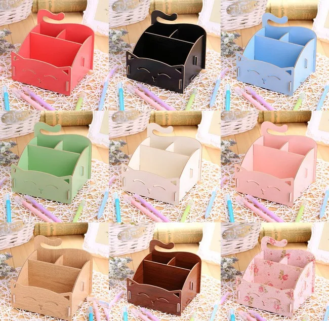 Деревянный милый карандаш для кошачьей ручки сделай сам органайзер косметики
