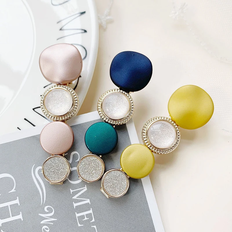 1 шт милый ацетат прямоугольник шпилька для волос из сплава металлов головные