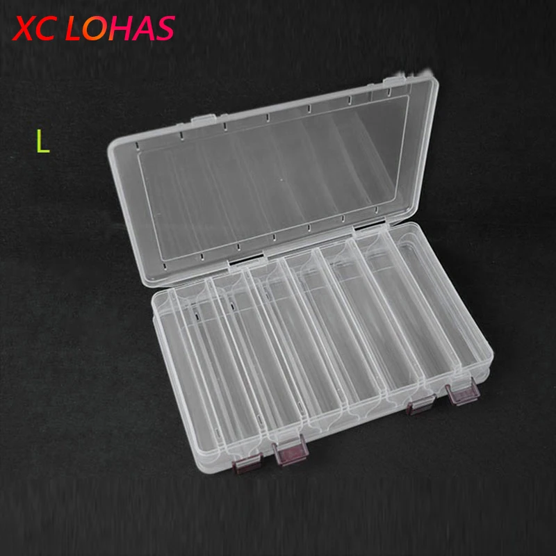 2 Sizes 16/30 Compartments Big Fishing Tackle Boxes Bait Lure Hooks Tool Strength Transparent Visible Accessories|tackle tool|fishing accessoriesbox