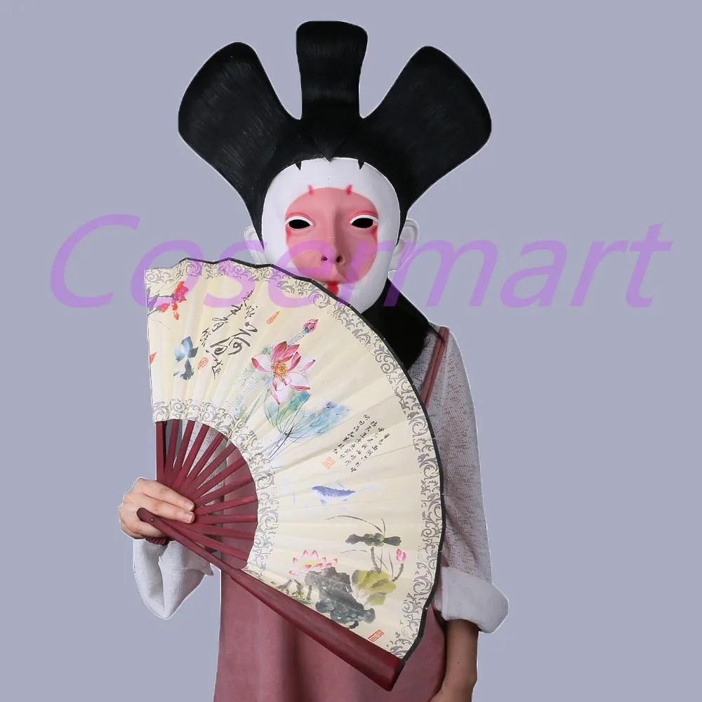 Cos 2017 фильм Призрак в Ракушке маски Geisha маска робота латексная Новинка реквизит