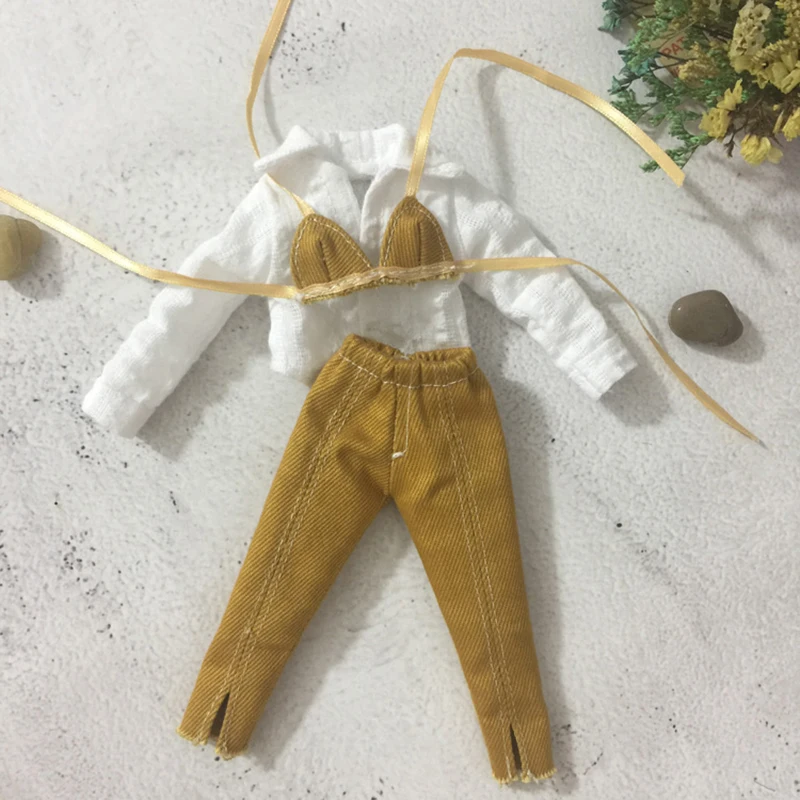 Комплект из 3 шт./компл.: рубашка + нижнее белье штаны для кукол Blyth OB24 Azone Barbies