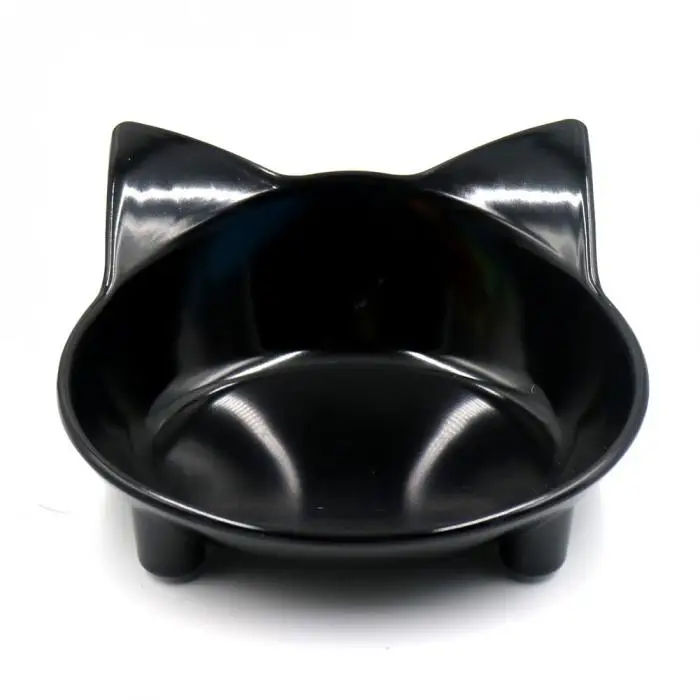 Shallow Cat Food Bowl Wide Dish Non Slip Cats Feeding Bowl for Relief Whisker Fatigue MYDING