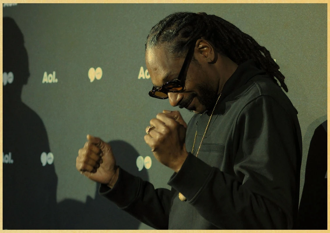 Декоративная картина Snoop Dogg/Настенный декор/плакат для бара/крафт-бумага/Ретро