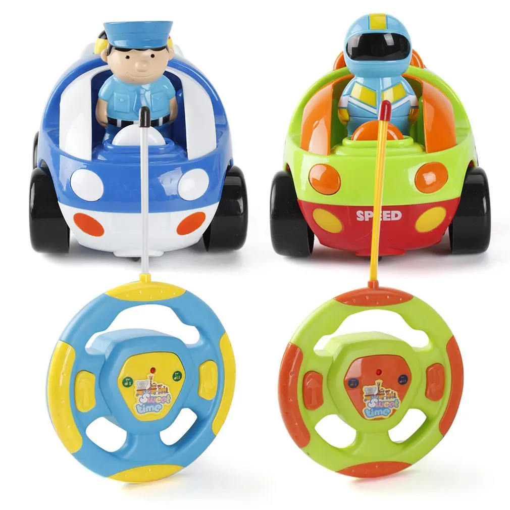 Новинка! Милый мультфильм RC гоночный автомобиль с радиоуправлением игрушечный