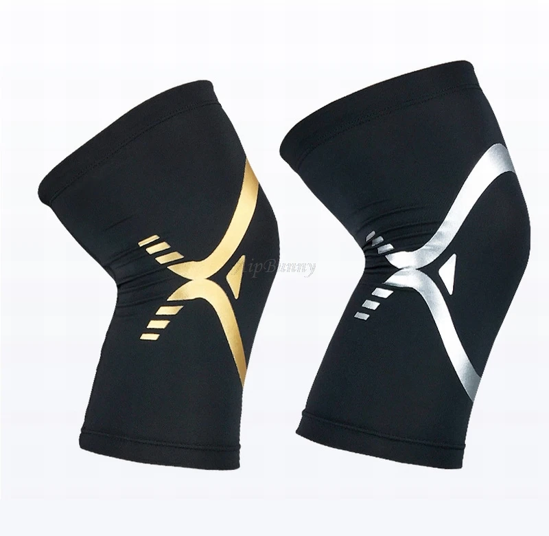 

1 Pair ReFlective Sport Fitness Running Cycling Basketball Knee Sleeves Protector Elastic Compression Knee Brace Pads Support