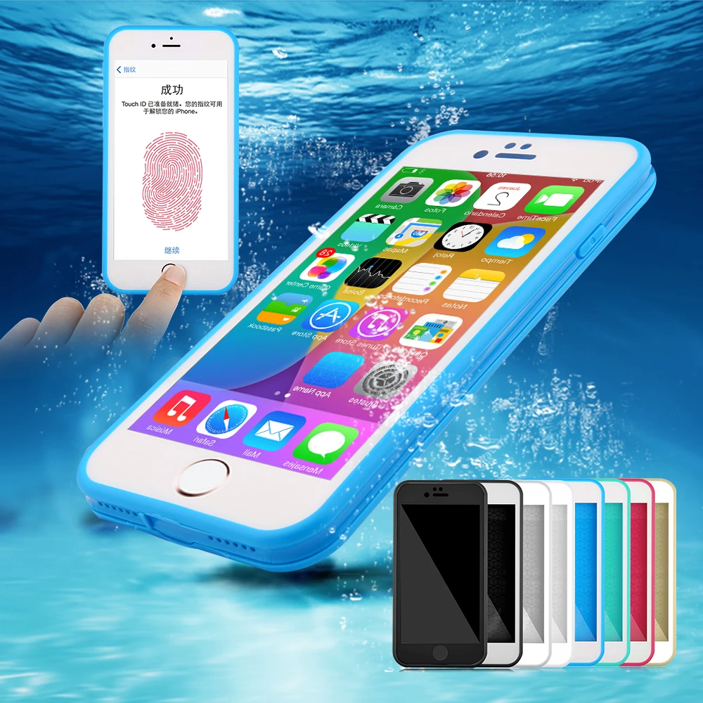 Водонепроницаемый чехол для телефона iPhone 6 6s 7 8 Plus SE 5S водонепроницаемый из ТПУ