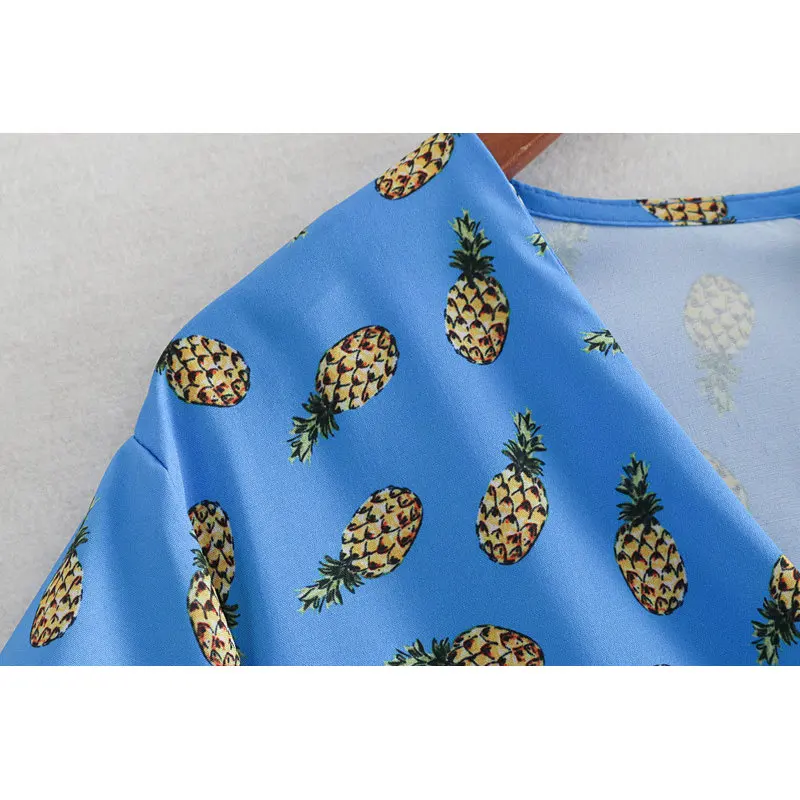 Лето 2019 модное женское платье с коротким рукавом сексуальное v образным вырезом