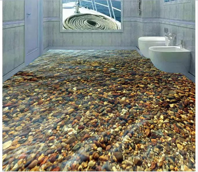 3d фотообои на заказ обои для росписи пола 3 d cobble напольная плитка украшение