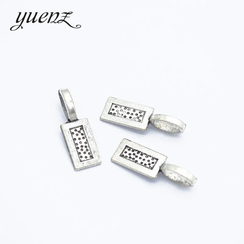 

YuenZ 20 pcs Antique Silver color Rectangular shovel Charms Metal Pendant Fit DIY bracelet necklace earring 21*7mm J330