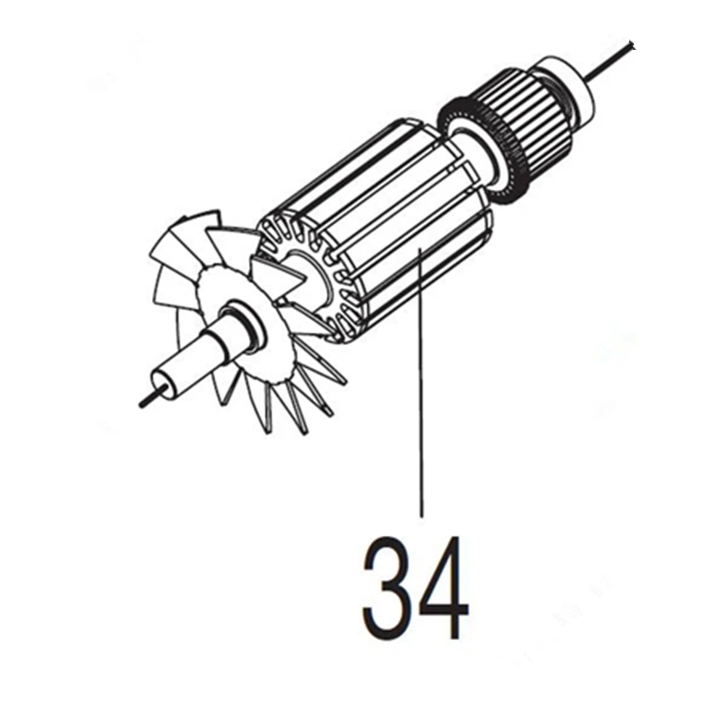 

Якорь 220В-240В ротор JM24000001 Замена для Makita 220 S