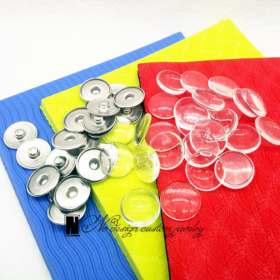 Без дизайна на заказ ювелирная кнопка латунные кнопки с прозрачными стеклянными