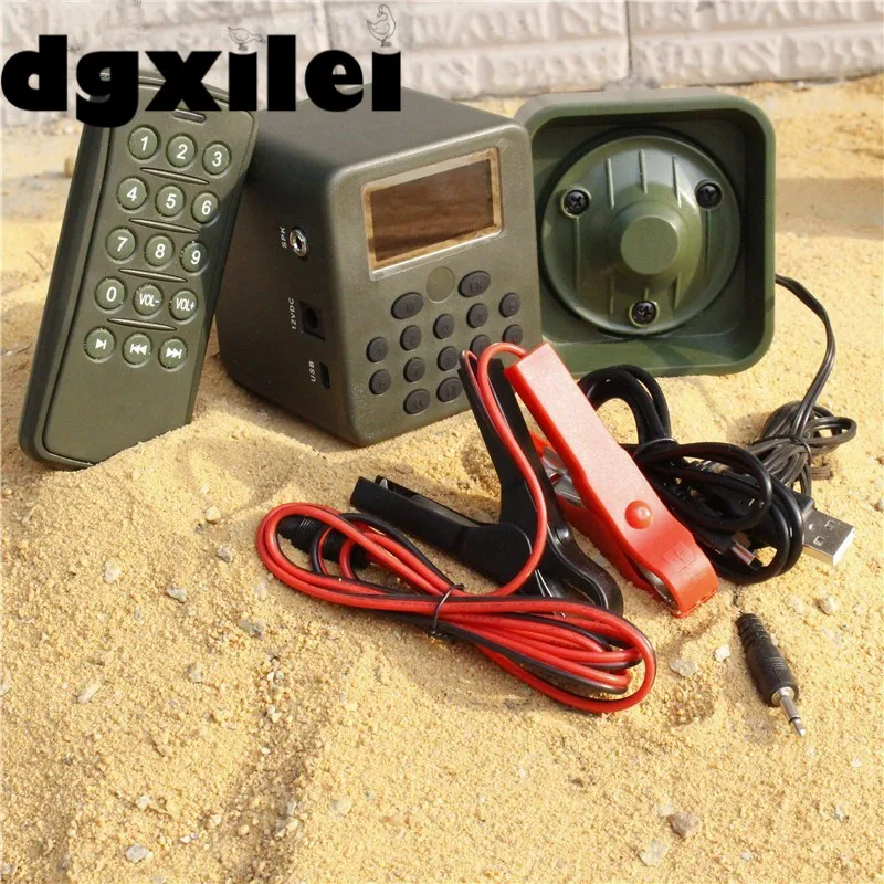 

210 Sounds 50W Sounds Birds Caller Hunting Decoy Mp3 Player Bird Hunting Trap Mp3 With 100~200M Remote Control
