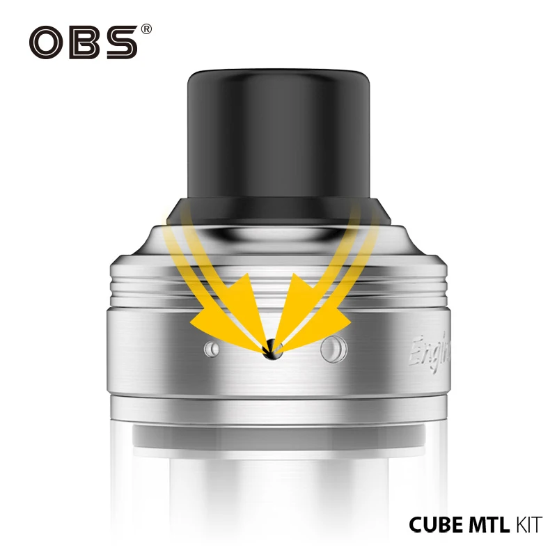 Атомайзер для электронных сигарет OBS Engine MTL 2 мл RTA испарителя OBSCube комплект 510