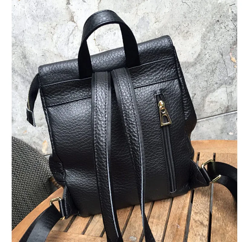 AETOO Новый Дикий рюкзак из яловой кожи большой емкости сумка на плечо женская