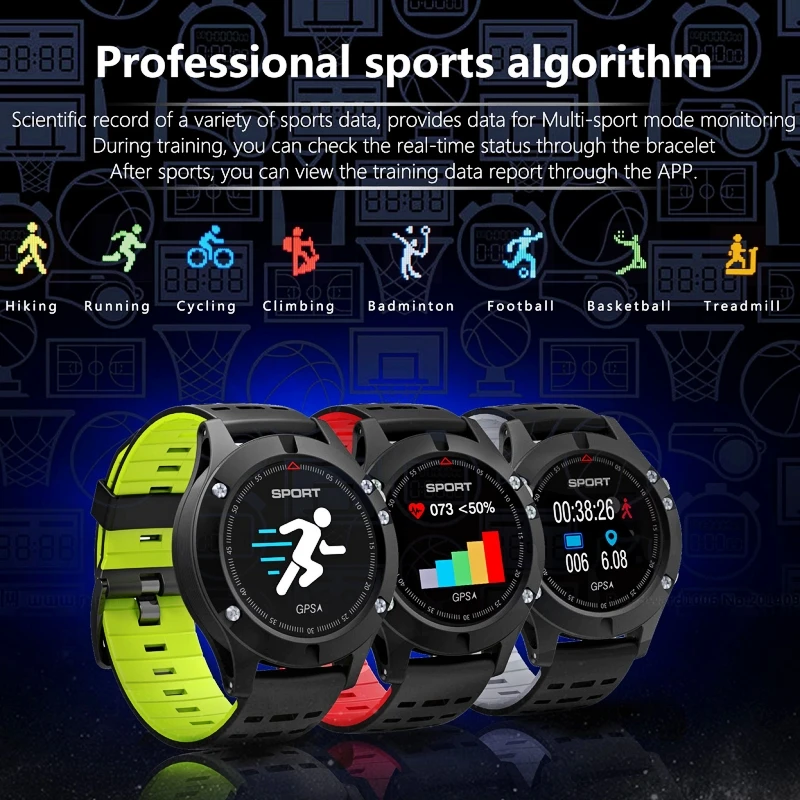XIYAN F5 GPS умные часы альтиметр барометр термометр Bluetooth 4 2 носимые устройства для iOS