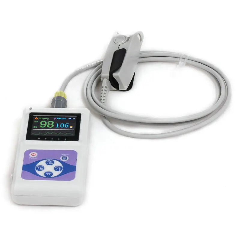 CE & FDA CMS60D OLED пульсоксиметр монитор уровня кислорода в крови Частота пульса с 3
