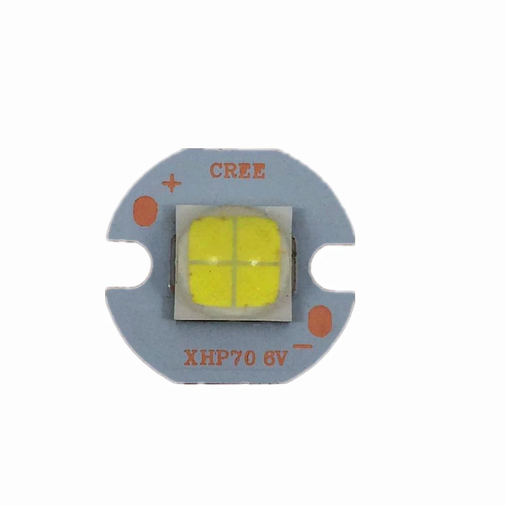 2 шт. CREE XHP70 30 Вт LED 4022LM 6 в/12 в четыре чипа Сварка 16 20 мм Медь pcb ультра высокая