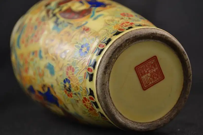 Старый коллекционный декорированный фарфор ручной работы большой дюбель для