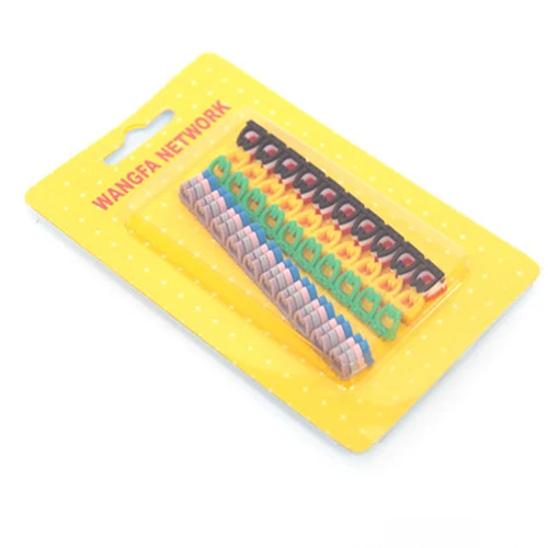 Идентификация кабеля CAT6 цифровые этикетки этикетки| |