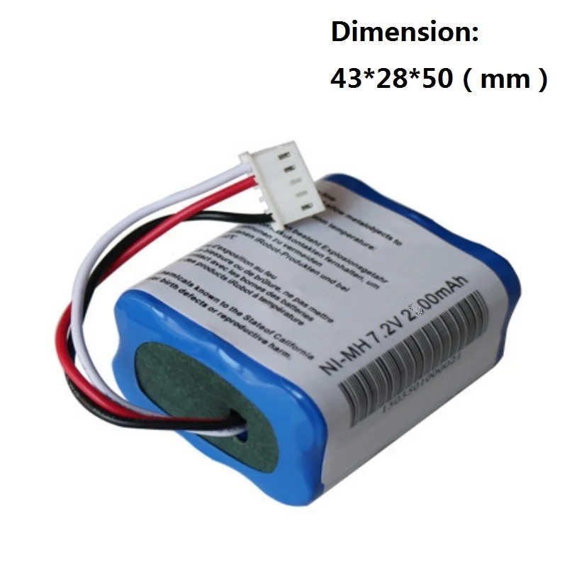 Для iRobot Mint 5200 5200C 5200B Braava 380 T робот-пылесос аккумулятор 7 2 V 2000 mAh Ni-MH аккумуляторные