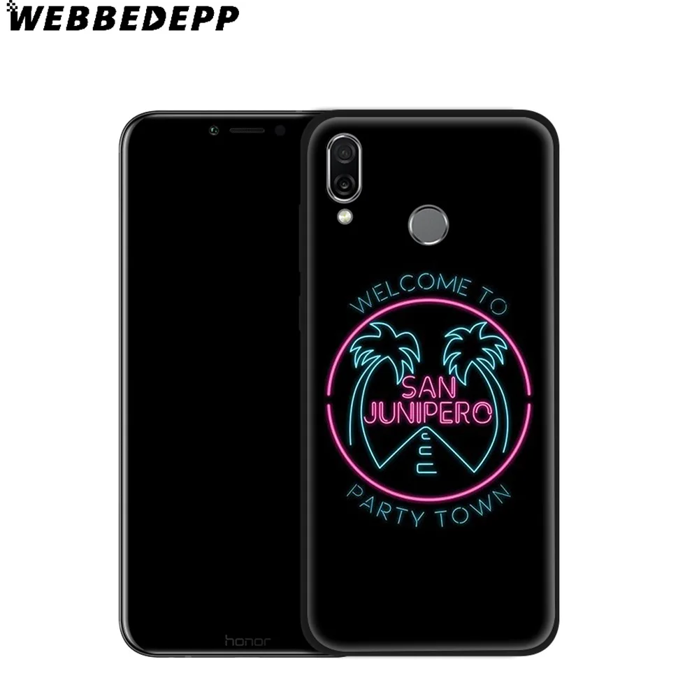 WEBBEDEPP черный зеркальный ТВ-шоу мягкий чехол для Huawei Mate Honor 20 6A 7A 7C 7X 8 9 9X 10 View Lite Pro 30 |