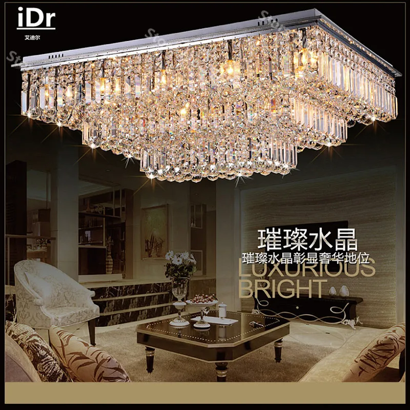 Новые лампы современный минималистичный светодиодный хрустальный светильник