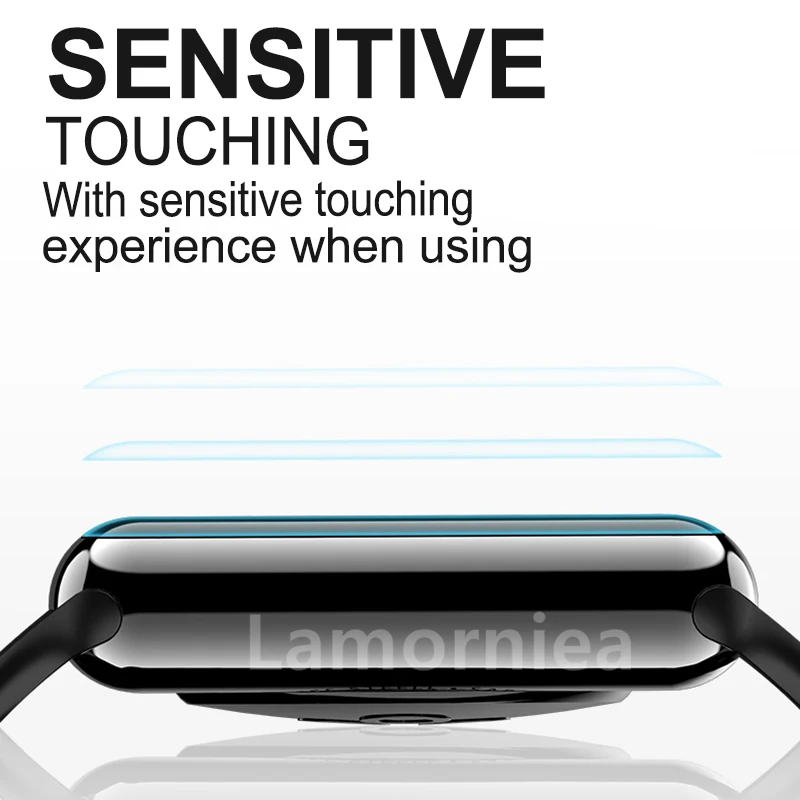 Lamorniea для Apple Watch 4 3 2 1 УФ пленка из закаленного стекла iWatch серии 38 мм 40 42 44 Защитная