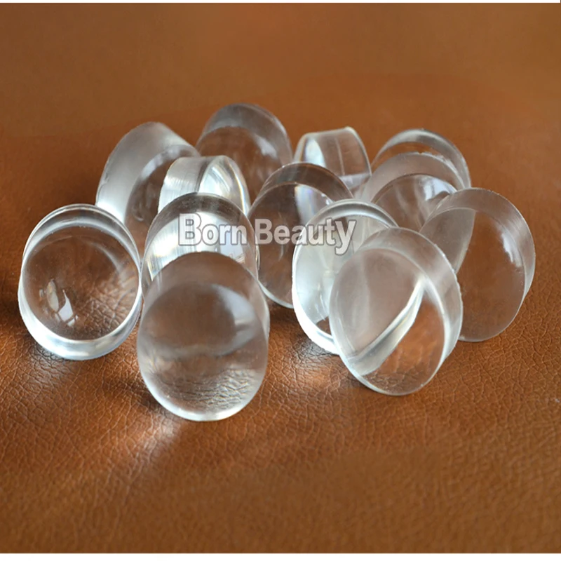 1 шт. 2 8 см круглая прозрачная штамп для ногтей запасная деталь дизайна печатная