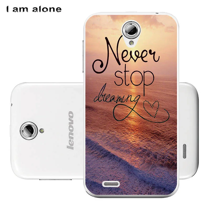 Soft TPU S94 Чехлы для телефонов I am alone для lenovo A859 5,0 дюймов Мягкий ТПУ мобильный Модный Цветной милый чехол для lenovo A859 сумки - Цвет: Soft TPU S94