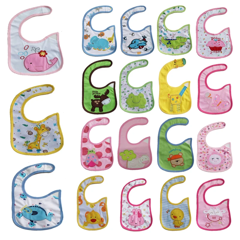 

1pcs Baby Bibs Bandana Toddler BIBS 100% cotton High Quality Babadores burp saliva towel cartoon Boys Girls accessories clothing