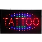 CHENXI татуировки неоновые Открытые Знаки с мигающими светодиодами для тату, спа салонов, Красота магазин Бизнес светодиодное рекласное Крытый 19*10 дюймов.