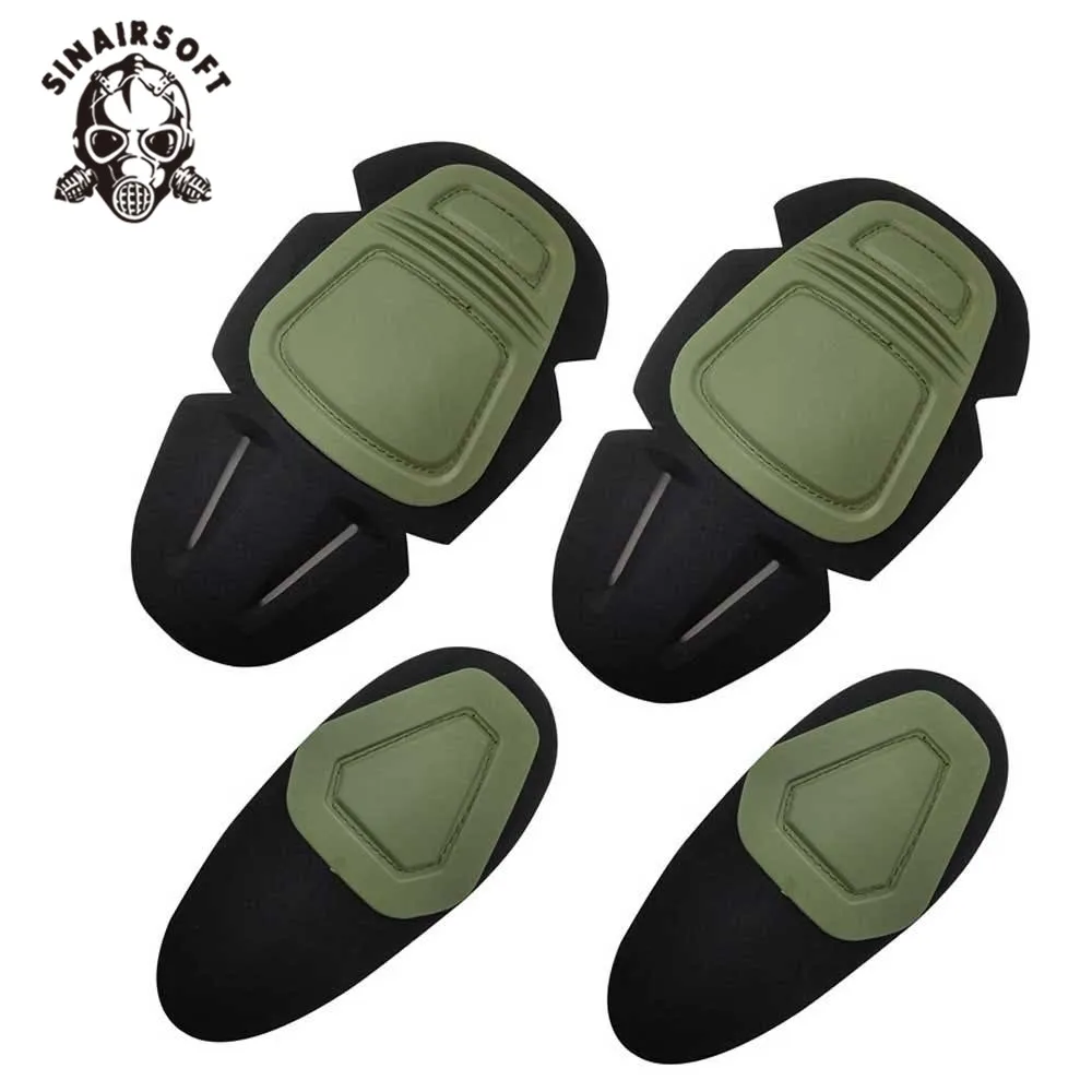 SINAIRSOFT Пейнтбол страйкбол боевой G3 защитные наколенники и налокотники униформа