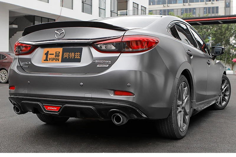 Для Mazda 6 спойлер Atenza авто хвост декоративное Крыло ABS пластик Автомобильный задний спойлер багажника