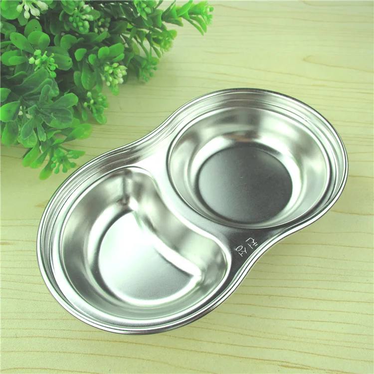 Решетка из нержавеющей стали тарелка для приправы соуса в корейском японском