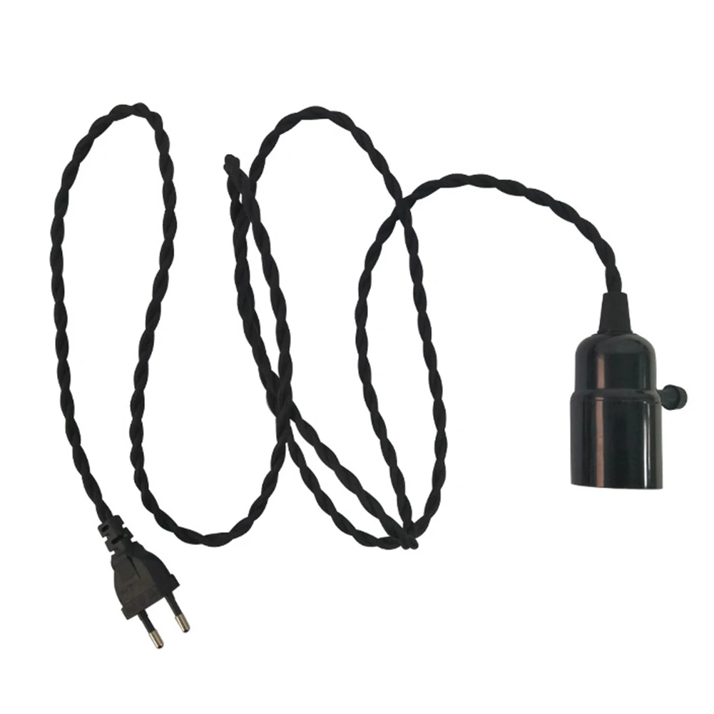 E27 Easy Install Accessories Holder Chandelier Line Suspension Lamp Bases Durable With Switch Socket Extension DIY Twisted Pair | Лампы и