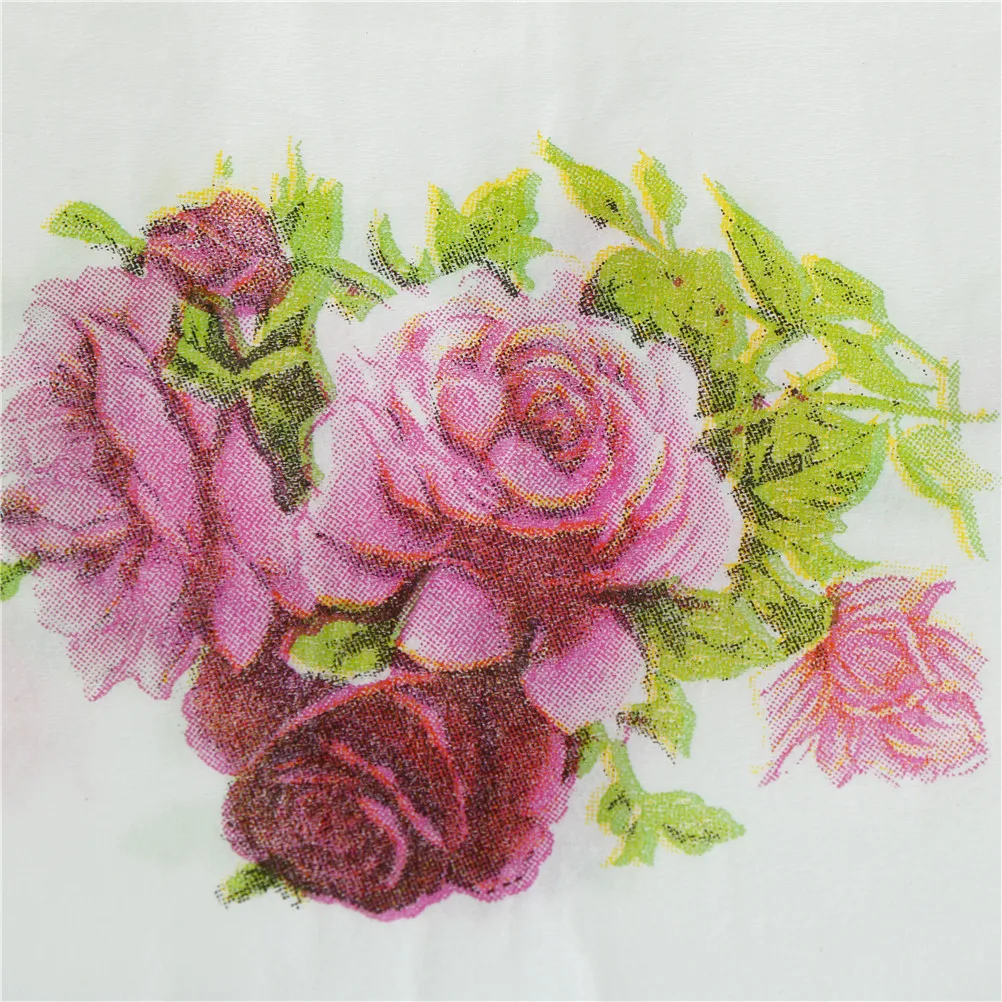 

30x30cm 20Pcs Rose Flower Paper Napkin Tissue Napkins Decoration 30x30cm Paper Gifts Festive Party Supplies