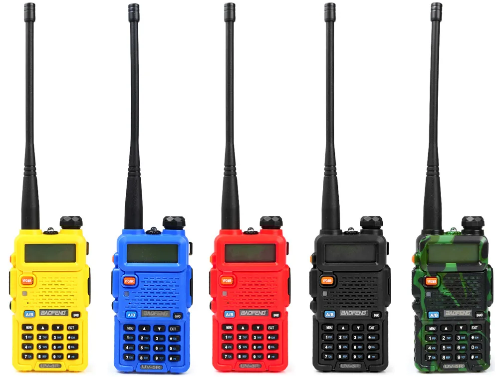 Портативная рация BaoFeng 5 цветов 128 каналов Вт УКВ и УВЧ|radio baofeng uv5r|walkie talkieradio |