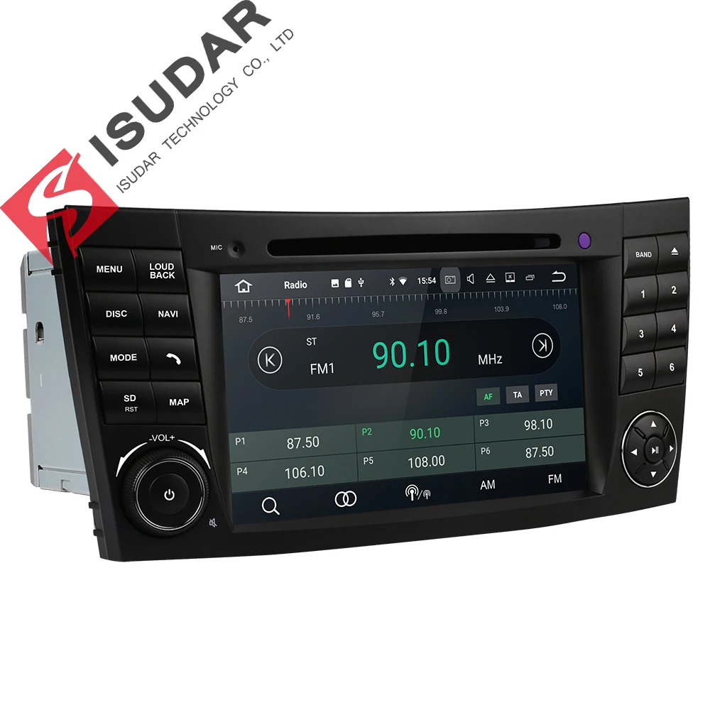 Isudar Автомагнитола 2 Din с 7 Дюймовым Экраном на Android 8.0 Для