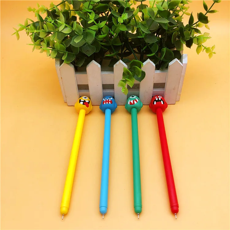 36 шт./лот цветная гелевая чернильная ручка с демоном/творческая мультяшная