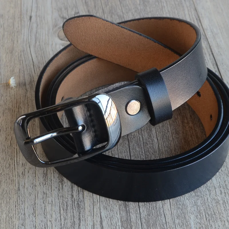 2018 Private customized large size 130 150cm women's belt 100% genuine leather 3.0 wide belt ceinture femme brown Free shipping