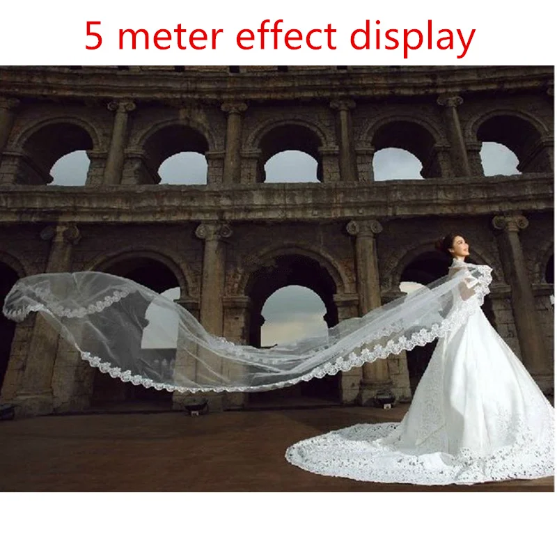 Вечерние свадебные украшения для невесты белая Фата вечерние товары на День