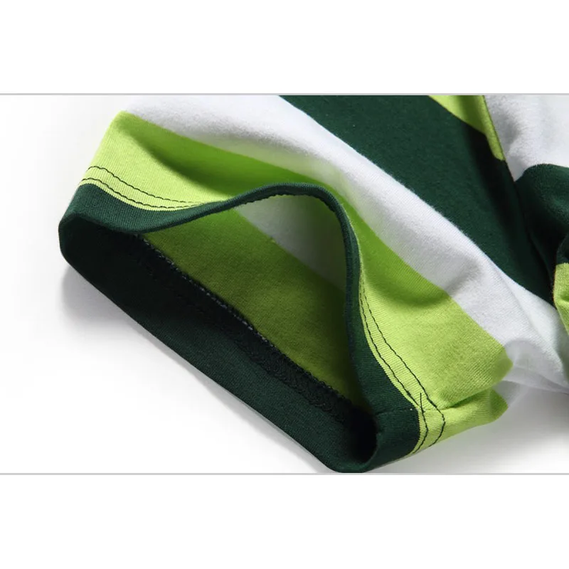 Полосатая повседневная мужская рубашка поло брендовые Летние Стильные рубашки