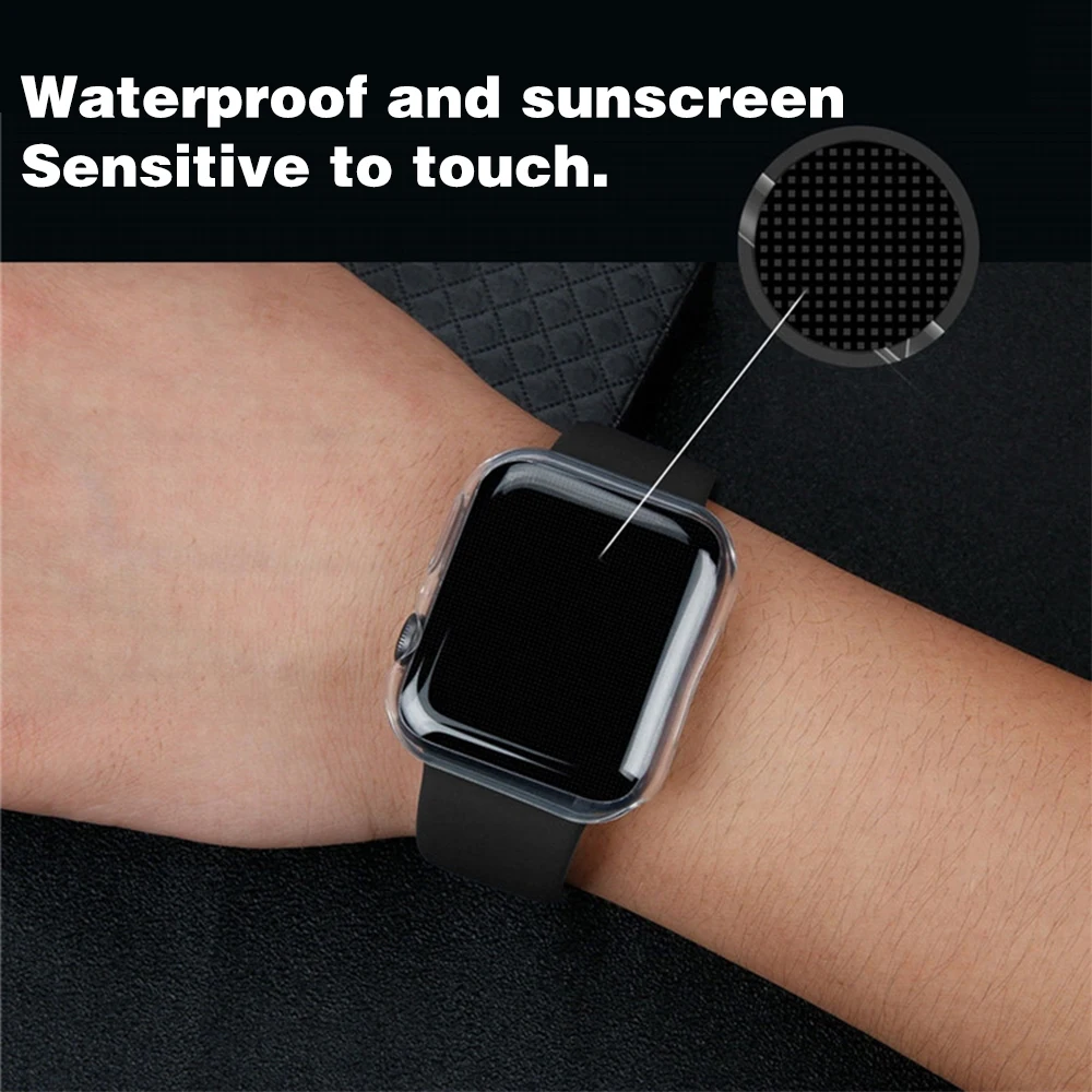 Чехол Hoomall ProBefit для Apple Watch 4 3 2 1 38 мм 42 360 встроенный прозрачный защитный чехол из