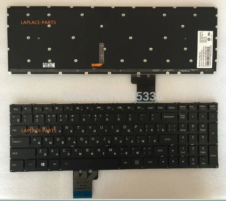 Новая Оригинальная Русская клавиатура для Lenovo U530 U530P с подсветкой 25213212 AELZB700210 9z.