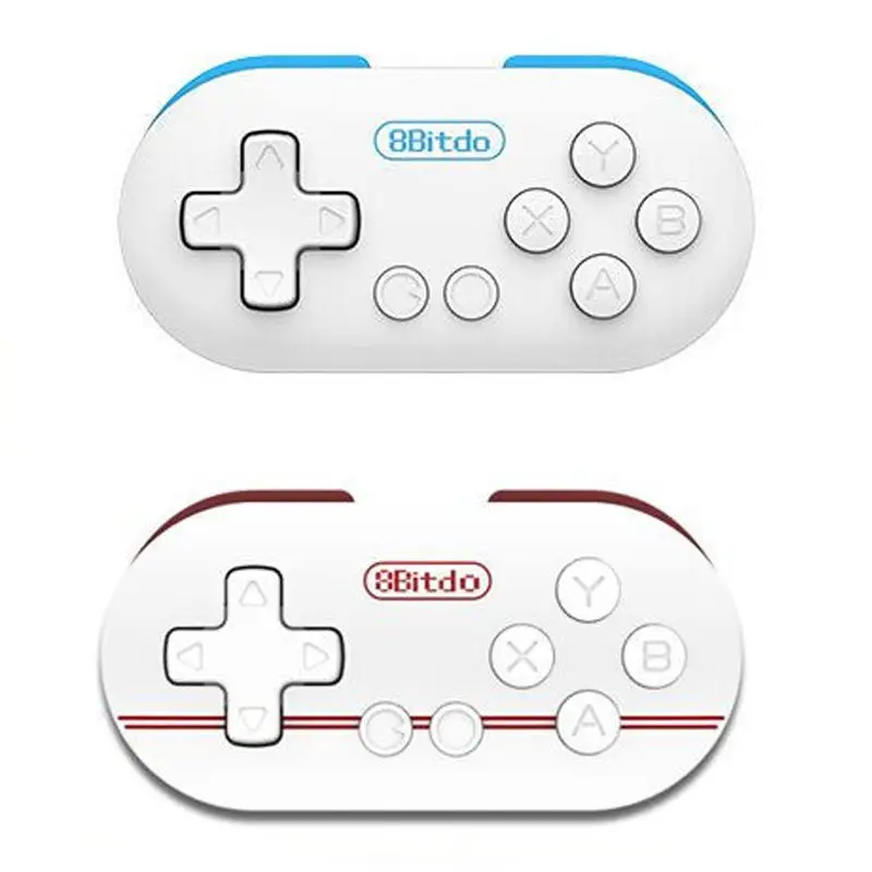 Мини 8bitdo ZERO контроллер Портативный Bluetooth Белый Беспроводной геймпад затвора для