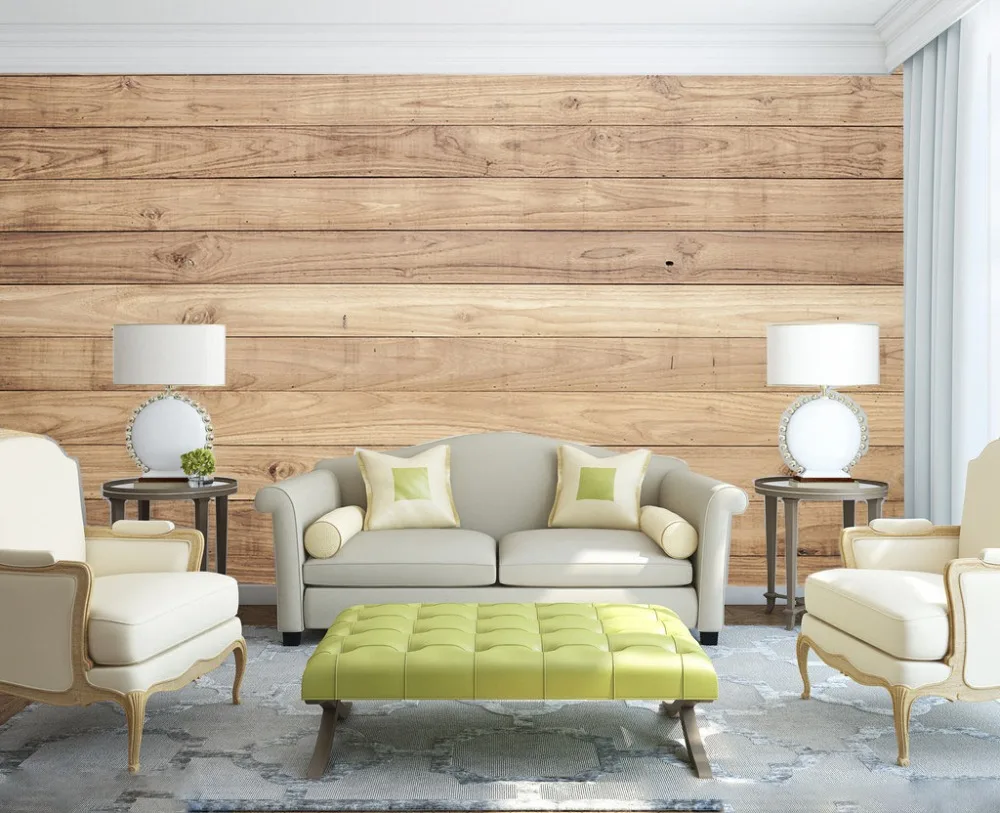 

[Self-Adhesive] 3D Nostalgic Wood Background 34 Wall Paper mural Wall Print Decal Wall Murals