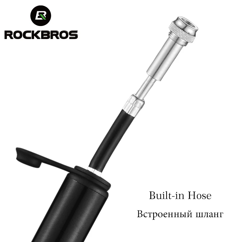 Велосипедный насос ROCKBROS портативный воздушный мини высокого давления 160 PSI MTB для
